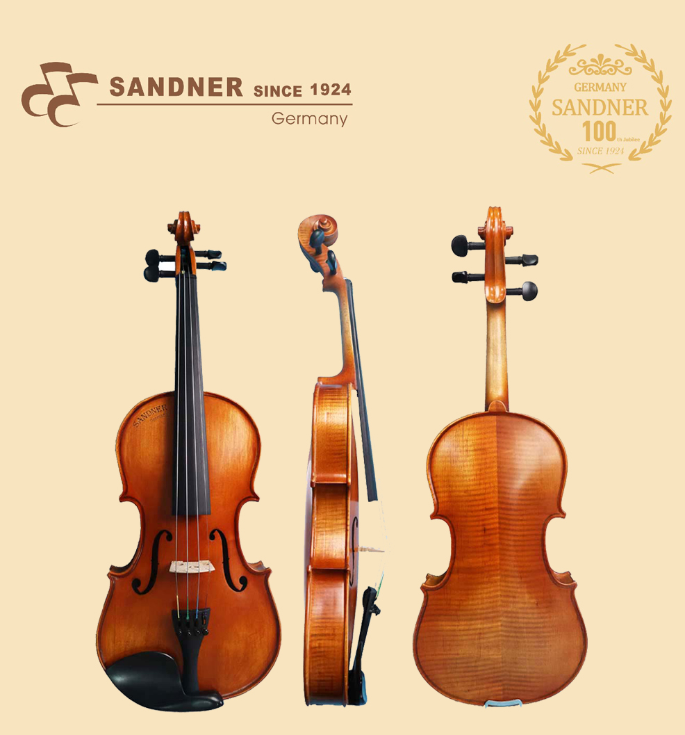 Quality assurance and price guarantee for stringed instrument. - SANDNER